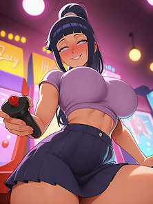 Hinata gets 3D double penetration by Naruto and shadow clones + Extra