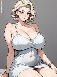 Bellure Grey shows off her plump tits, ass, and juicy camel toe