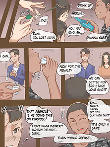 Visiting - Hot girlfriend fucks a bunch of guys while boyfriend asleep - cheating comics