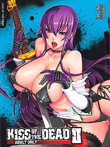 Kiss of the Dead 2 - Busty ninja gets a dick up her ass after fighting zombies - sex comics
