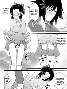 Please Be Tempted - Giyu sensei fucks Shinobu in naughty panties