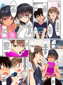 Dirty teen stepsisters want to see their new brother cum inside them - taboo comics