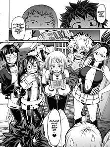 Poppin' Girls - My hero academia girls have a creampie orgy to level up - hentai doujinshi