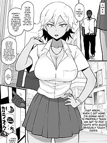 Anime schoolgirls can't get enough of that big black dick - interracial comics