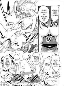 Hungry pirate captain demands lots of dicks in her face and pussy - hentai comics