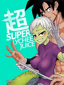 Super Lychee Juice - Broly's cock goes super saiyan fucking a petite alien fuckhole