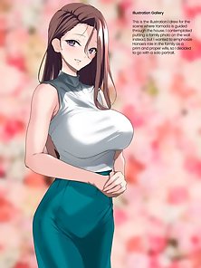 The Virgin Tutor and the Wealthy Whore - Horny hentai housewife cleans off tutor's dick smegma