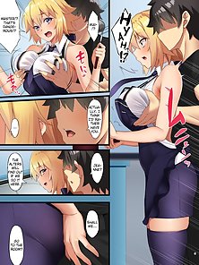 Fate Degenerate Order W - Jeanne d'Arc gets creampied by master while in stockings