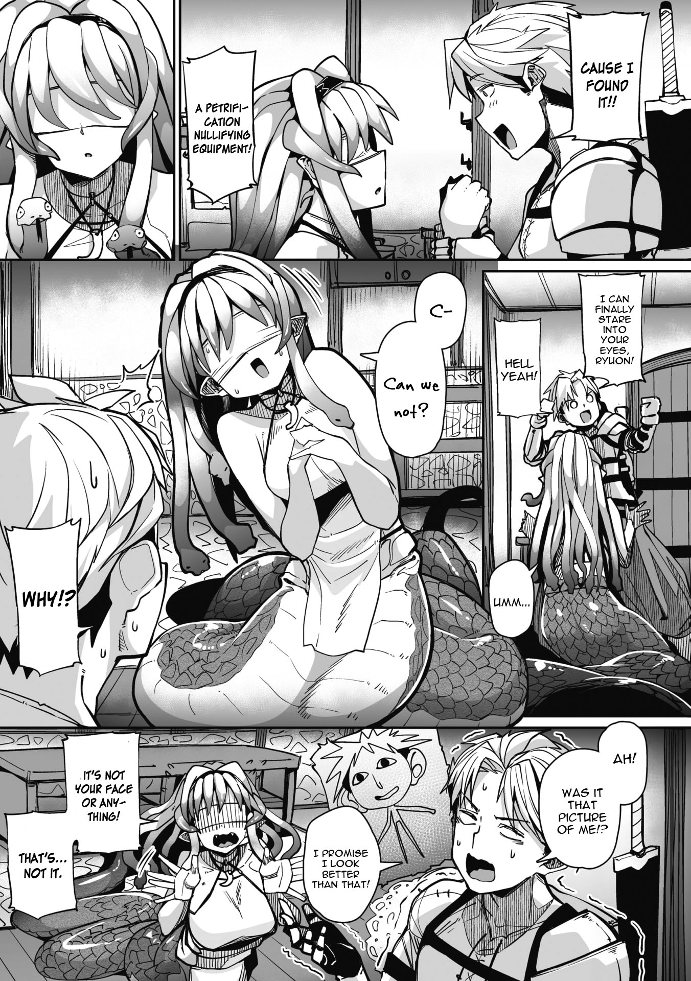 Eye・I・Ai - Adventurer has a sex with a Monster snake girl - monster girl comics picture