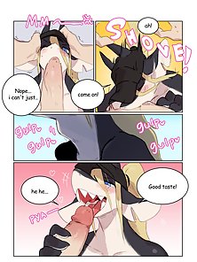 Shark Eats: Rookies - Pizza delivery shark with huge tits fucks customer