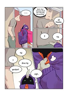 Shark Eats: Rookies - Pizza delivery shark with huge tits fucks customer