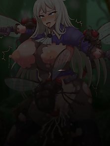 Mushi No Mori 1 - Busty magical girls get fucked by gross forest creatures