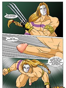 Chun Li battles E Honda and Vega with her muscular tight pussy