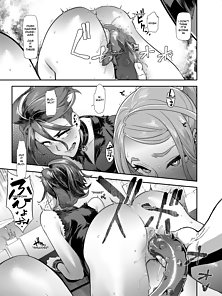 TSF Monogatari Append 6.0 - Two sluts get fucked in all holes at hentai sex toy shop