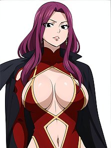 Busty anime warrior girls in sexy outfits - compilation