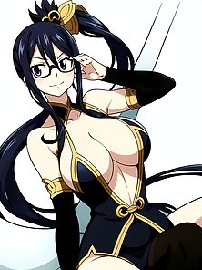 Busty anime warrior girls in sexy outfits - compilation