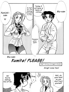 Miu-san Kumite Please - Busty karate girl gets titty fuck and facial in sex comics
