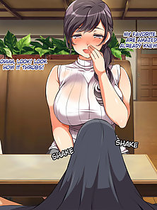 Lucy Pervert 4 - Busty pornstar gives a deepthroat blowjob in restaurant - hentai comics