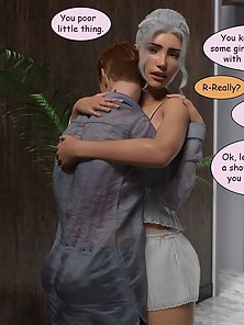 True Nature 2 - Sissy femboy chokes on big futa dick in the shower