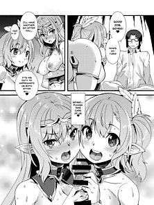 Lewd Elf Exploration 2 - Curvy elf sisters share hentai creampies with pervy human