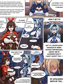 Sexual Service Mission of Knights of Favonius - Slave onaholes satisfy their masters