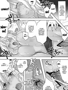 The Teacher Whom I Admire - Busty virgin teacher is creampied by two blackmailing hentai students