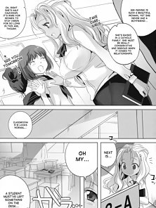 The Teacher Whom I Admire - Busty virgin teacher is creampied by two blackmailing hentai students