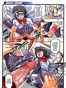 Ichigo gets his dick in between Yoruichi's sumptuous busty boobs