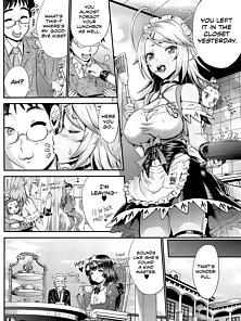 Bright Maid (?) Plan - Busty maid is a slave to her master who fucks her in a park