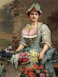 Art classics for big tit lovers 5 - Busty girls throughout history