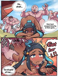 Petite pokemon girl gets gangbanged and impregnated in adult comic