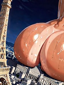 Busty blonde gets her ass fucked on a public Paris street