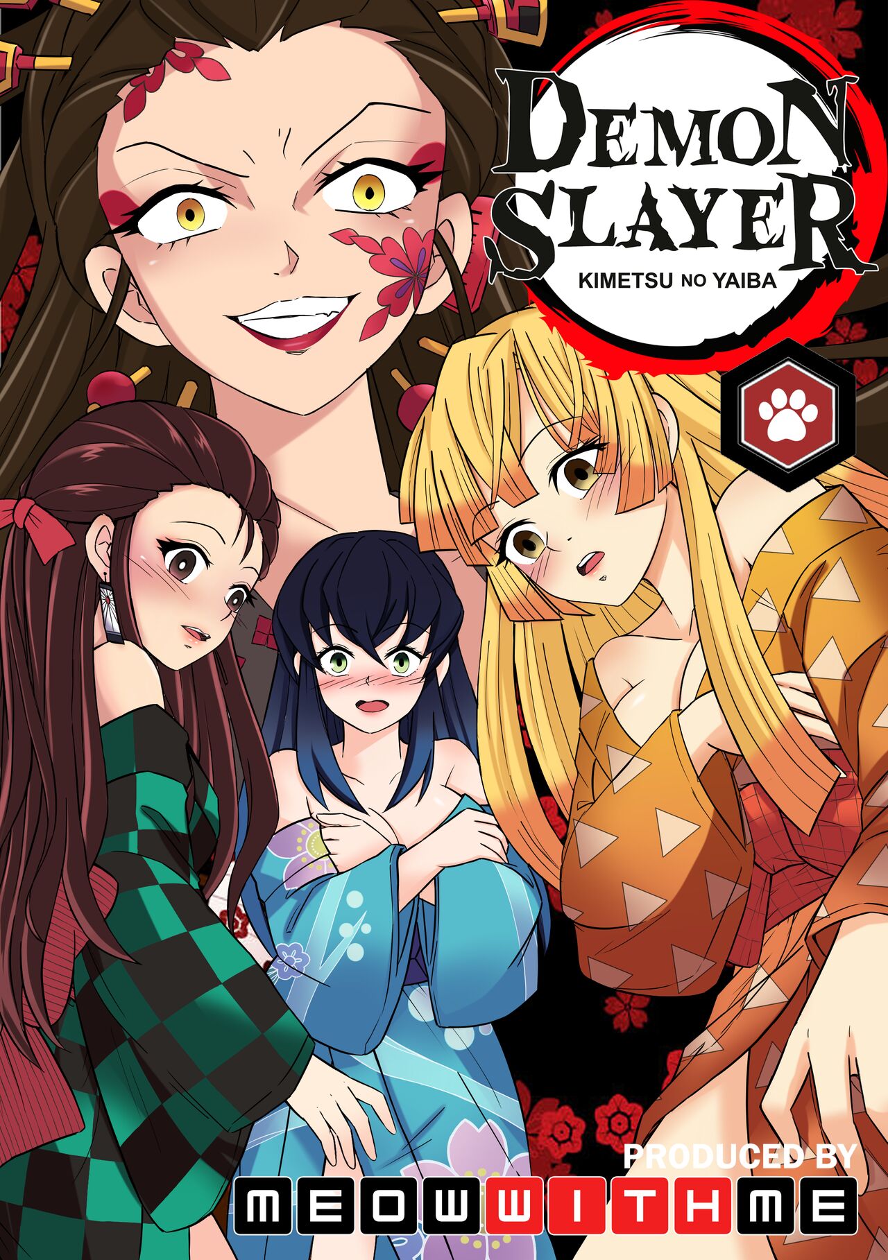 Demon Slayer - Red Light District Sex - Guys get turned into submissive  girl fuck toys - 32 Pics | Hentai City