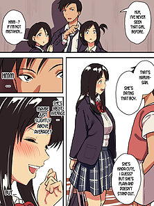 High school stud fucks all the hot schoolgirls with busty tits - sex manga