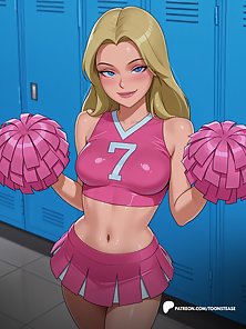 Toons Tease Patreon Preview - Sexy compilation of hot cartoon babes