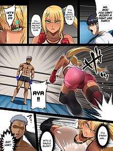 Defeat ~Until My Aya Submits~ Boyfriend watches while muscular girlfriend gets fucked by bastard