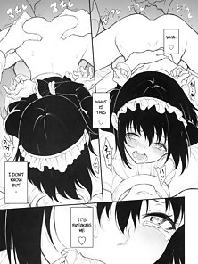 Maid Education 2 - Hentai maid slave gets first deepthroat blowjob