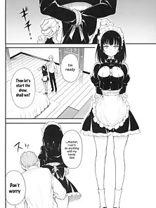 Maid Education 2 - Hentai maid slave gets first deepthroat blowjob