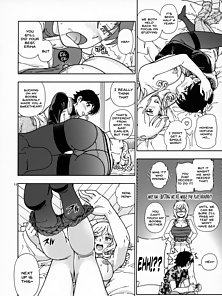 Honey Blonde: Sakura - Busty hentai girlfriend pisses on his dick before he sticks it in her ass