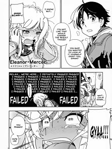 Honey Blonde: Sakura - Busty hentai girlfriend pisses on his dick before he sticks it in her ass