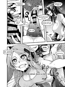 TSF Monogatari Append 3.0 - Guy that's become a girl is hentai gangbanged like slutty trash