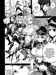 Rough pirates have an orgy with warrior girls with huge busty tits - manga sex comics