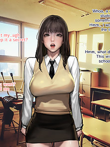 Student President is blackmailed in to private sex show - dirty comics