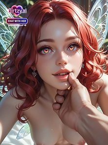 A Giant's Tender Care - Redhead fairy gets fucked by a big hentai cock