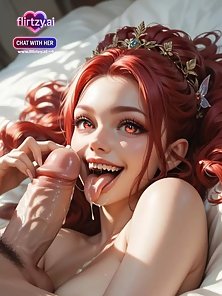 A Giant's Tender Care - Redhead fairy gets fucked by a big hentai cock