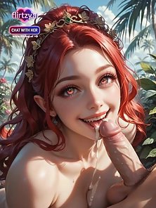 A Giant's Tender Care - Redhead fairy gets fucked by a big hentai cock