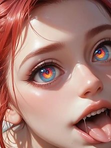 A Giant's Tender Care - Redhead fairy gets fucked by a big hentai cock