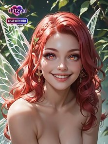 A Giant's Tender Care - Redhead fairy gets fucked by a big hentai cock