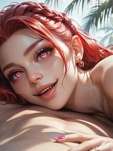 A Giant's Tender Care - Redhead fairy gets fucked by a big hentai cock