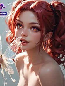 A Giant's Tender Care - Redhead fairy gets fucked by a big hentai cock
